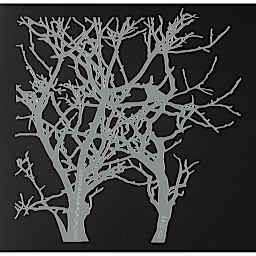 The Crafter's Workshop Stencils - Top view of Branches Stencil