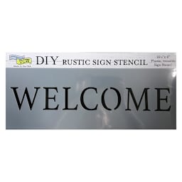 The Crafter's Workshop Stencils Welcome