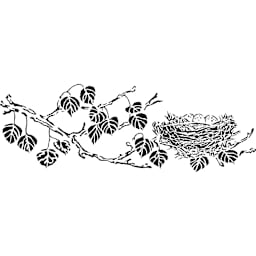 The Crafter's Workshop Stencils Blessed Nest