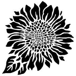 The Crafter's Workshop Stencils Joyful Sunflower - Peggable