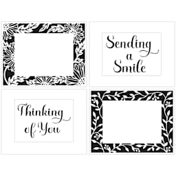 Layered Stencils Sunglower Frames