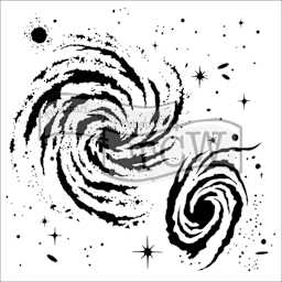 The Crafter's Workshop Stencils Galaxy - Peggable