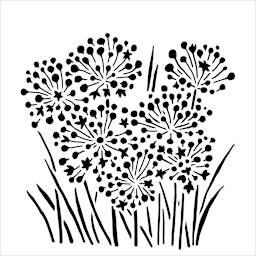 The Crafter's Workshop Stencils Onion Blossoms