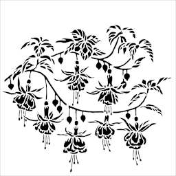 The Crafter's Workshop Stencils Fuchsia