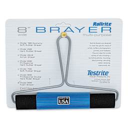 Rollrite Foam Brayer - 8" - front of packaging