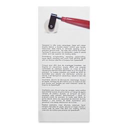 Speedball Soft Rubber Brayer - 2'' (Back of packaging)