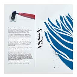 Speedball Soft Rubber Brayer - 6'' (Back of packaging)