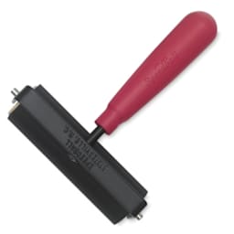 Deluxe Hard Rubber Brayer with Heavy-Duty Steel Frame
