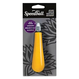 Speedball Linoleum Cutter Handle - Yellow, front of packaging