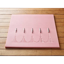 Speedball Linoleum Cutter Blades on Speedy Carve block