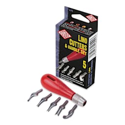Essdee Lino Cutter Handle with 5 Blades (With package)