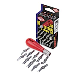 Essdee Lino Cutter Handle with 10 Blades (With package)