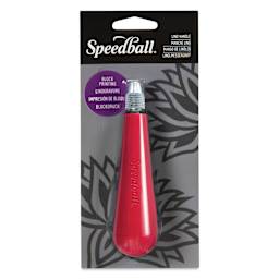 Speedball Linoleum Cutter Handle - Red, front of packaging