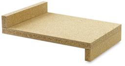 Wooden Inking Plate - Side Angled view of Pressed wood Plate