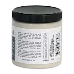 Speedball Water-Soluble Block Printing Ink Retarder - 8 oz (Back of jar)