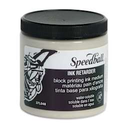 Speedball Water-Soluble Block Printing Ink Retarder - 8 oz (Front of jar)