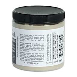 Speedball Water-Soluble Block Printing Ink Extender, 8 oz (Back of jar)