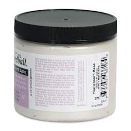 Speedball Water-Soluble Block Printing Ink Pearlescent Base - 16 oz (Back of jar)