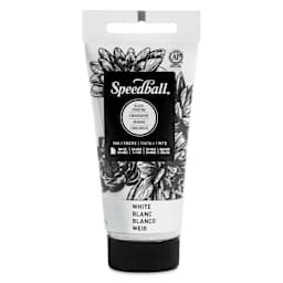 Speedball Water-Soluble Block Printing Ink - White, 1.25 oz