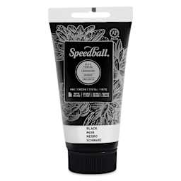 Speedball Water-Soluble Block Printing Ink - Black, 2.5 oz