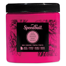 Speedball Water-Soluble Block Printing Ink - Magenta, 8 oz