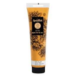 Speedball Water-Soluble Block Printing Ink - Dark Yellow, 5 oz