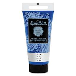 Speedball Water-Soluble Block Printing Ink - Blue, 1.25 oz