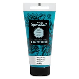 Speedball Water-Soluble Block Printing Ink - Turquoise, 1.25 oz