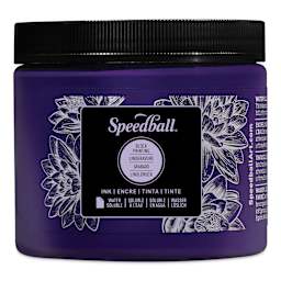 Speedball Water-Soluble Block Printing Ink - Violet, 16 oz
