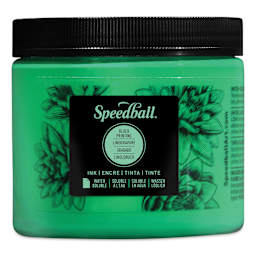 Speedball Water-Soluble Block Printing Ink - Green, 16 oz