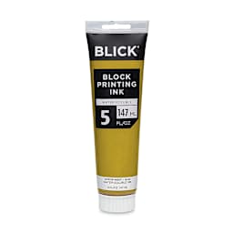 Blick Water-Soluble Block Printing Ink - Gold (Metallic), 5 oz
