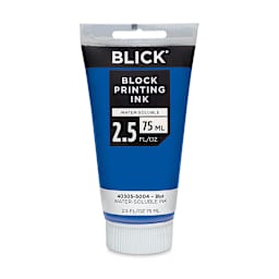 Blick Water-Soluble Block Printing Ink - Blue, 2.5 oz