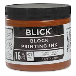 Blick Water-Soluble Block Printing Ink - Brown, 16 oz