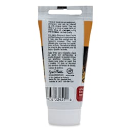 Speedball Oil Base Block Printing Ink - Red, 1.25 oz - back