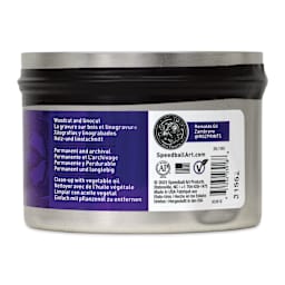 Speedball Oil-Based Relief Ink - Violet, 8 oz back of packaging