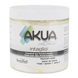 Akua Intaglio Ink - Titanium White, 237 ml