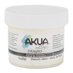 Akua Intaglio Ink - Titanium White, 59 ml
