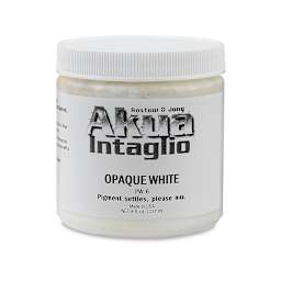 Akua Intaglio Ink - Opaque White, 237 ml