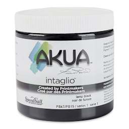 Akua Intaglio Ink - Lamp Black, 237 ml