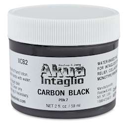 Akua Intaglio Ink - Carbon Black, 59 ml