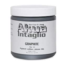 Akua Intaglio Ink - Graphite, 237 ml