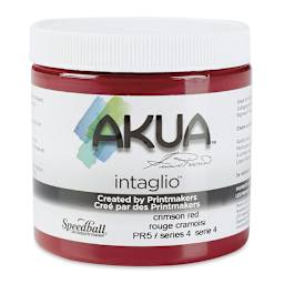 Akua Intaglio Ink - Crimson Red, 237 ml