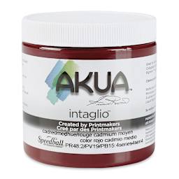 Akua Intaglio Ink - Cadmium Red Medium Hue, 237 ml