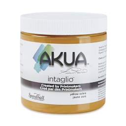 Akua Intaglio Ink - Yellow Ochre, 237 ml