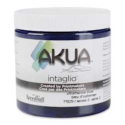 Akua Intaglio Ink - Ultramarine Blue, 237 ml