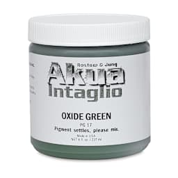 Akua Intaglio Ink - Oxide Green, 237 ml