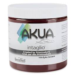 Akua Intaglio Ink - Van Dyke Brown, 237 ml
