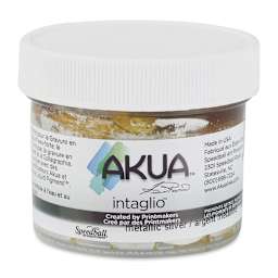 Akua Intaglio Ink - Metallic Silver, 59 ml