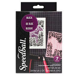 Speedball Water-Based Block Printing Starter Set, outside of Packaging