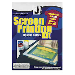 Jacquard Screen Printing Kit - Front of package of Opaque Color Kit

